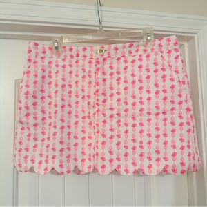 Lilly Pulitzer Colette Skort Pink Topaz Fineapple